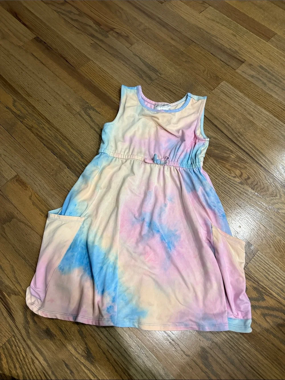 Girls' Little Angels by Us Angels Tie-Dye Pocket Dress